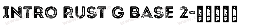 Intro Rust G Base 2字体转换